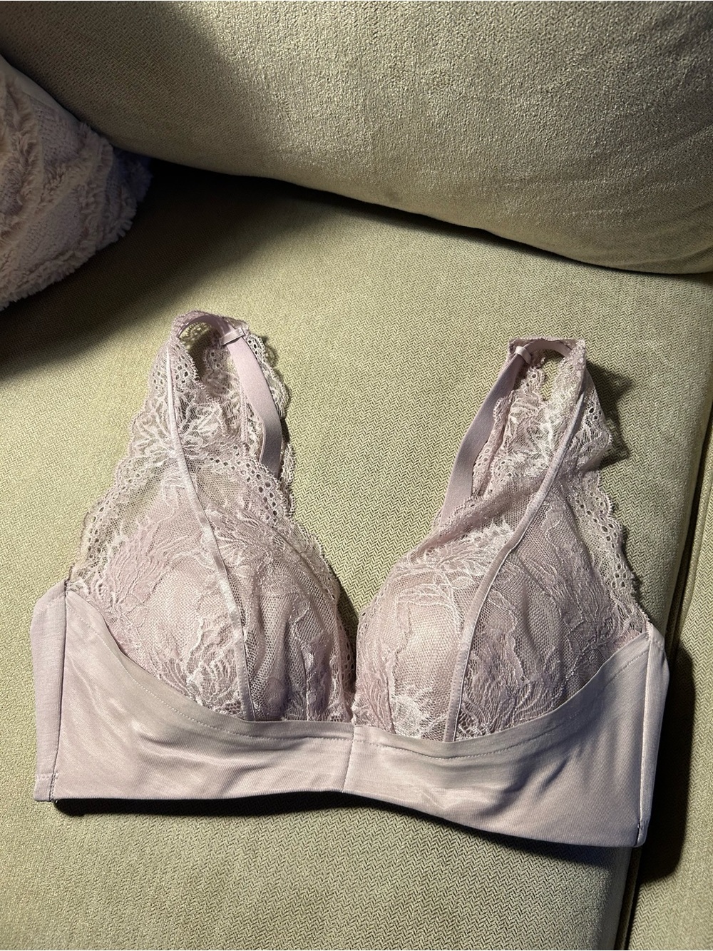 Lace Bralette - Light Mauve Women Intimates
